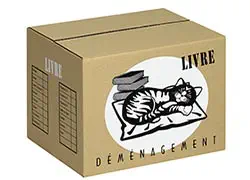 Carton déménagement livre